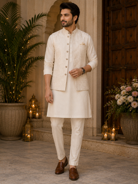 kurta jacket set