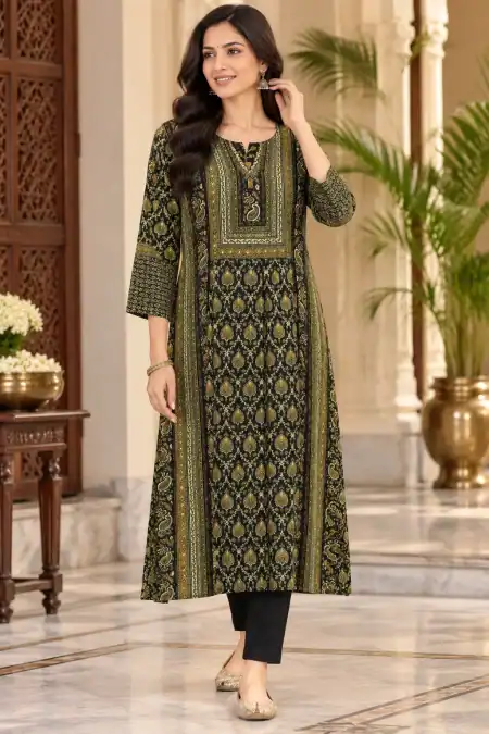 Heritage Courtyard Kurti Look